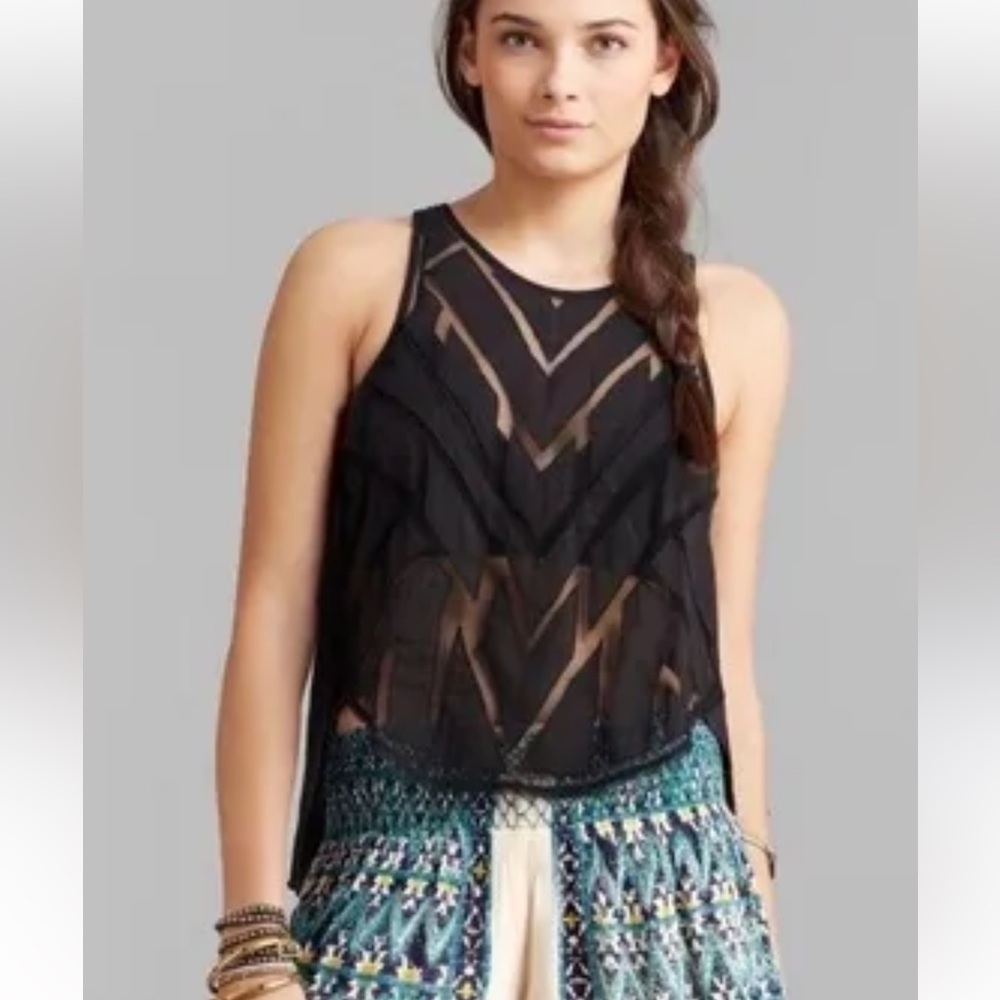 Women’s Free People Ethereal Gaze White Tank